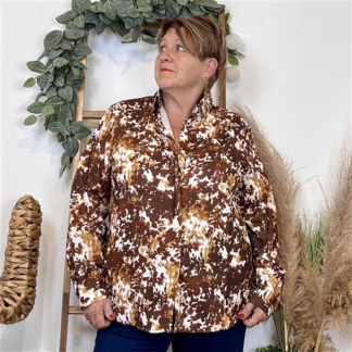 Chemise By-One (T40-T48) (marron)