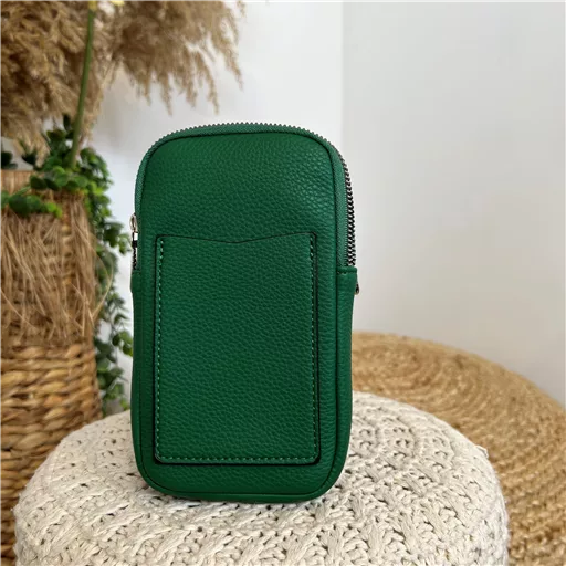 P420- Pochette Téléphone Flora & Co (vert brésil) – Image 4