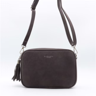 Sac Zippé Pompon aspect Daim Flora & Co (gris)