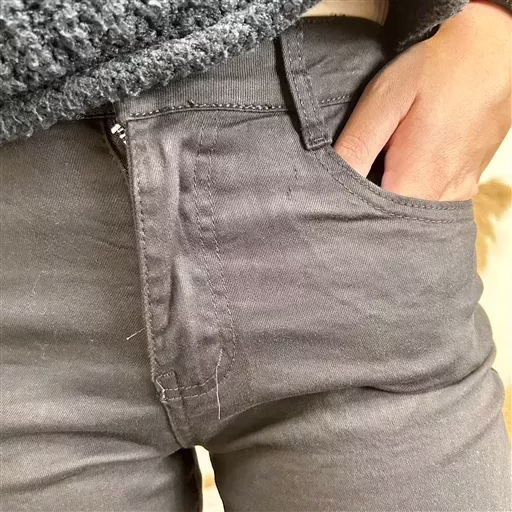 M970- Jean Slim Voggo (T36-T44) (noir) – Image 5