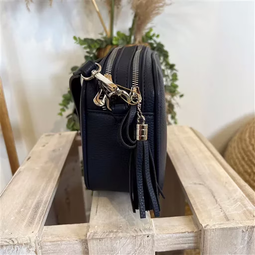 P428- Sac Flora & Co 2 Zips (marine) – Image 6