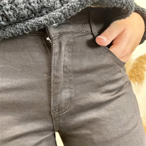 M958- Jean 7/8ème Voggo (T36-T44) (noir) – Image 5