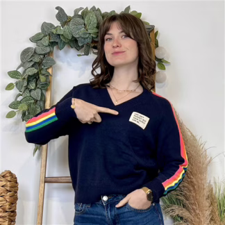 Pull « Life is not perfect… » Version Féminin (marine)