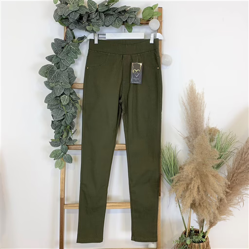 R279- Tregging (T38-T46) Christy (kaki) – Image 2