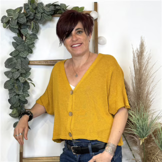 Gilet court (TU) (moutarde)