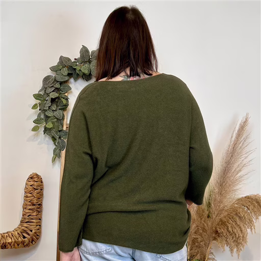 J878- Pull loose Col V (Gt) (kaki) – Image 6