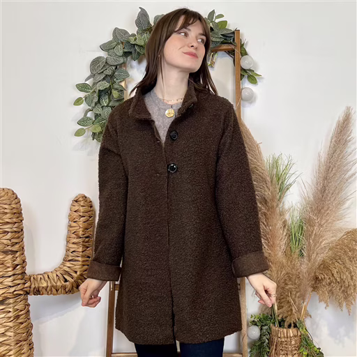 J979 - Veste cape (TU) (marron) – Image 3