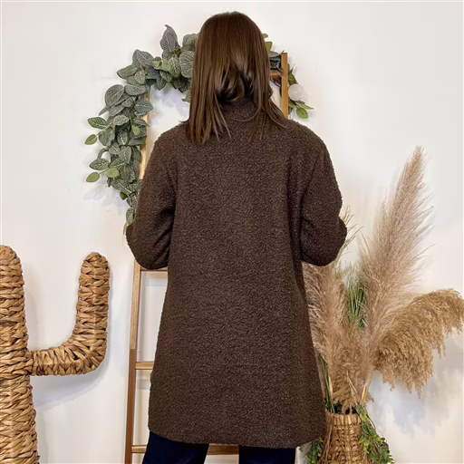 J979 - Veste cape (TU) (marron) – Image 5