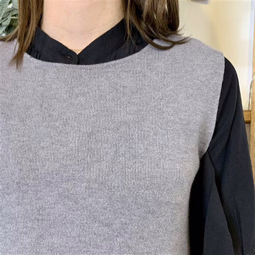 J941 - Gilet sans manches (TU) (gris) – Image 4