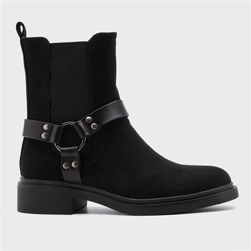 R385- Bottines motardes MOOW (noir) – Image 3