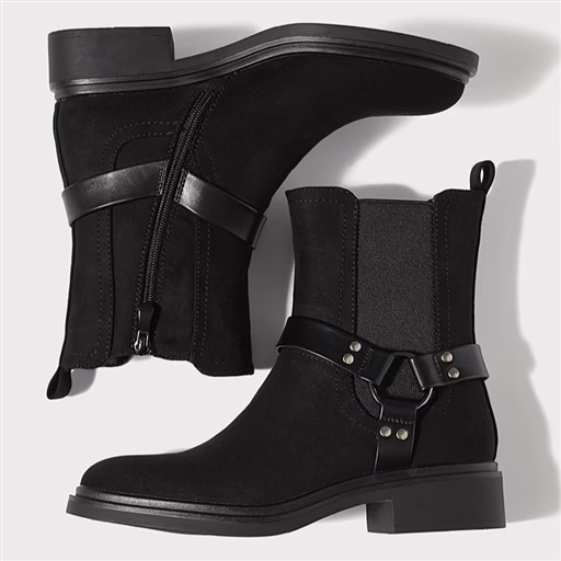 R385- Bottines motardes MOOW (noir) – Image 4