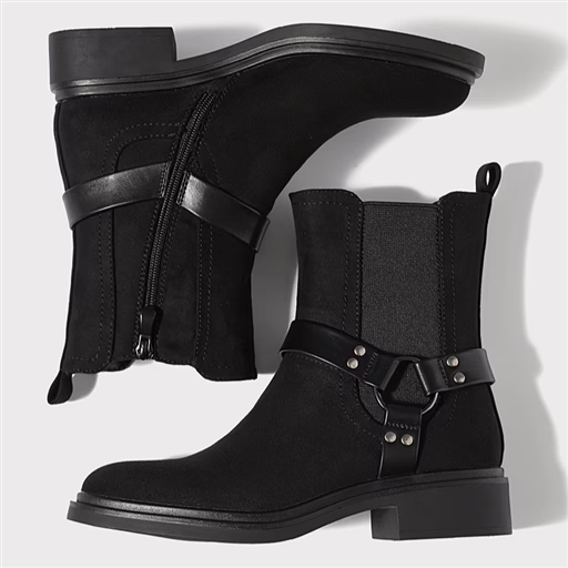 R385- Bottines motardes MOOW (noir) – Image 4