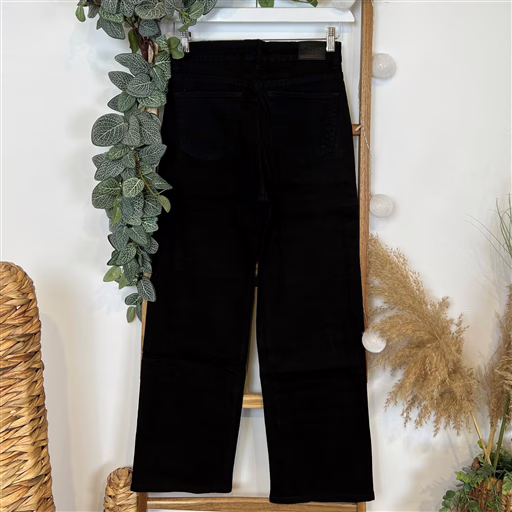 O588- Jean Flare Voggo T36-T44 (noir) – Image 5