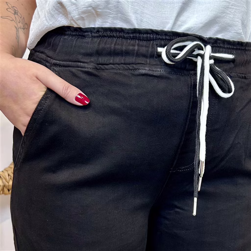 M910 - Jean Wide Voggo (T42-T50) (noir) – Image 5