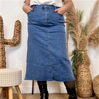 Jupe en jean Voggo (T42-T52) (denim)