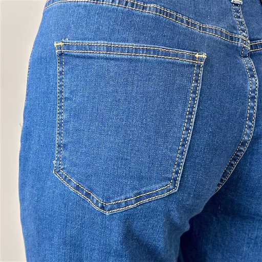 M917 - Jean Wide revers (T36-T44) (denim) – Image 5