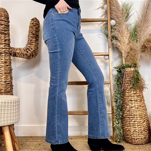 M890 - Jean Bootcut (T36-T44) (denim) – Image 3