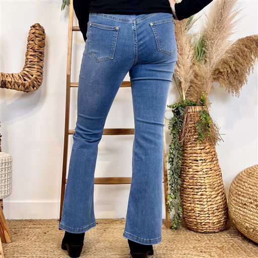 M890 - Jean Bootcut (T36-T44) (denim) – Image 4