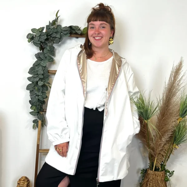 K853- Imper réversible (T36-T50) - blanc - 50