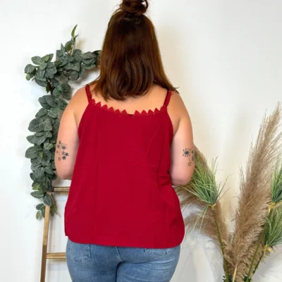 K947- Débardeur Christy (T44-T52) - bordeaux - 52