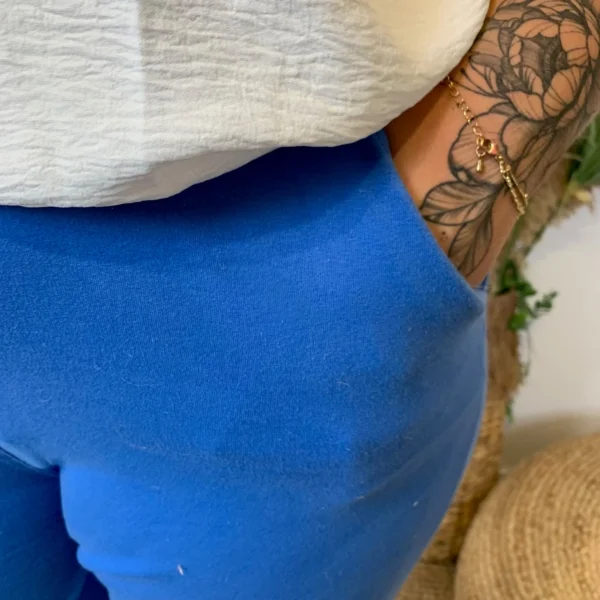 Z985- Jogging "Jolies Formes" (Gt) - bleu-royal - taille-unique-grande-taille