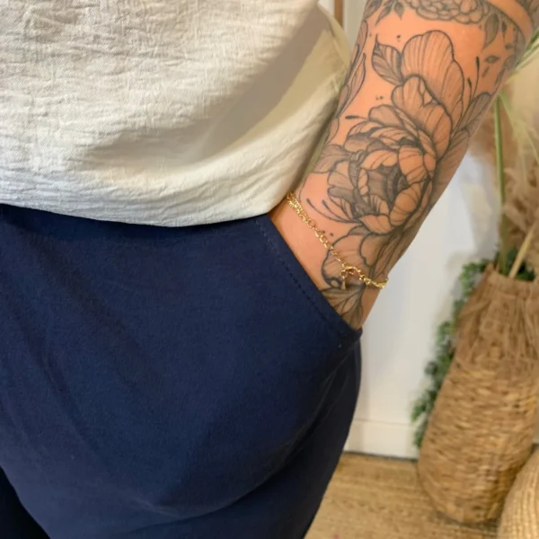 Z985- Jogging "Jolies Formes" (Gt) - marine - taille-unique-grande-taille