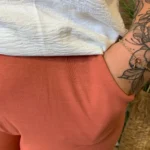 Pantalon femme taille élastiquée C’MÉLODIE T44-T50 - rouille - taille-unique-grande-taille