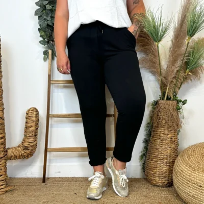 Z985- Jogging "Jolies Formes" (Gt) - noir - taille-unique-grande-taille