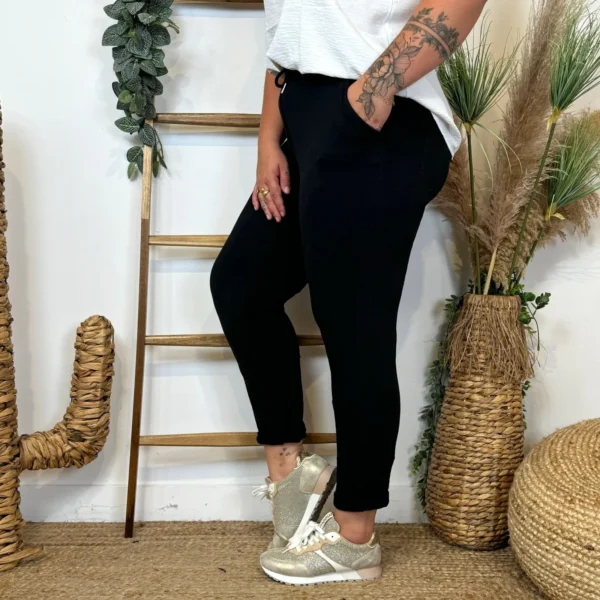 Z985- Jogging "Jolies Formes" (Gt) - noir - taille-unique-grande-taille