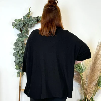 Z125 - Pull loose Crop-Top (GT) - noir - taille-unique-grande-taille
