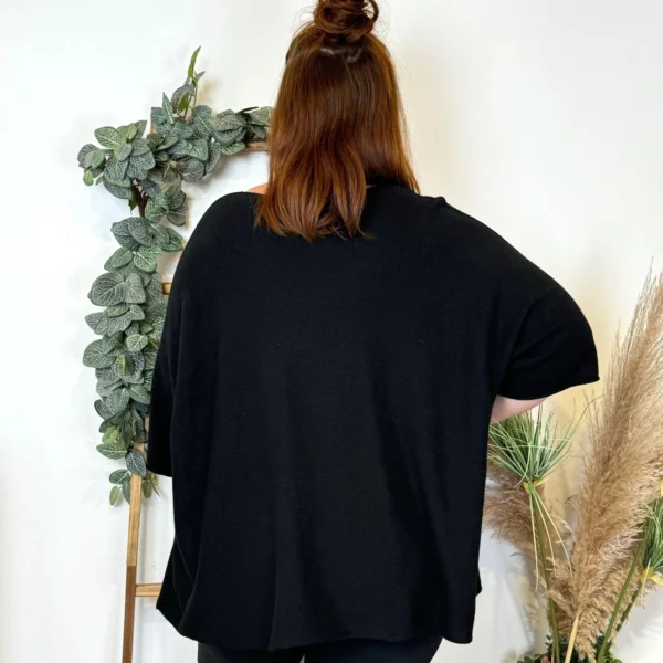 Z125 - Pull loose Crop-Top (GT) - noir - taille-unique-grande-taille