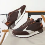 Sneakers femme marron et cuivre MOOW T36-T41 - marron - 41