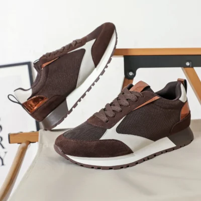 R444- Sneakers Moow (T36-T41) - marron - 41