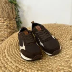 Sneakers femme marron et cuivre MOOW T36-T41 - marron - 41