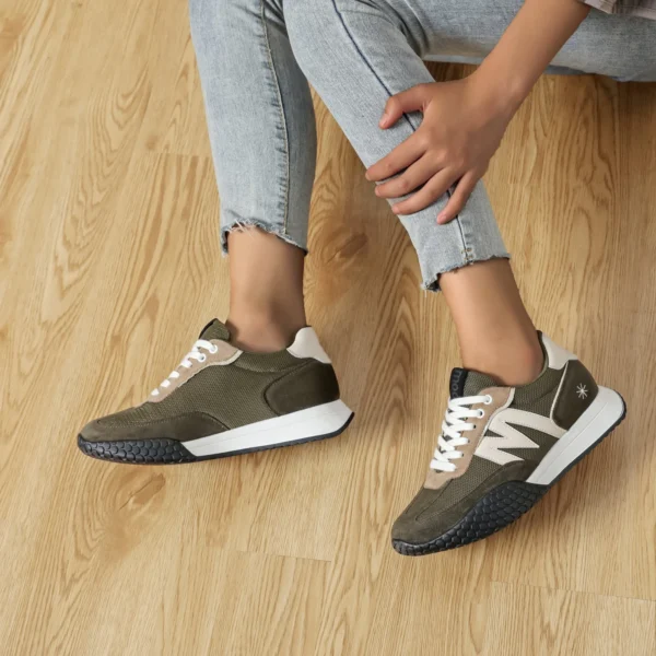 R454- Sneakers Moow ( T36-T41) - kaki - 41