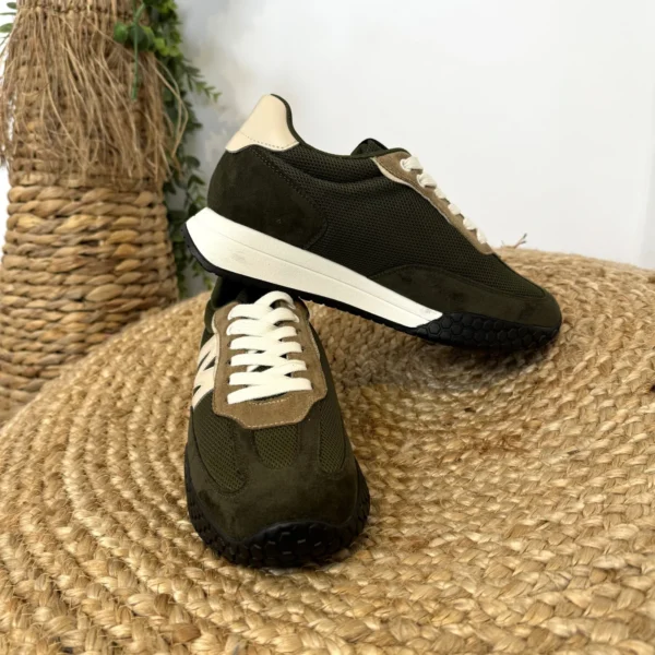 R454- Sneakers Moow ( T36-T41) - kaki - 41