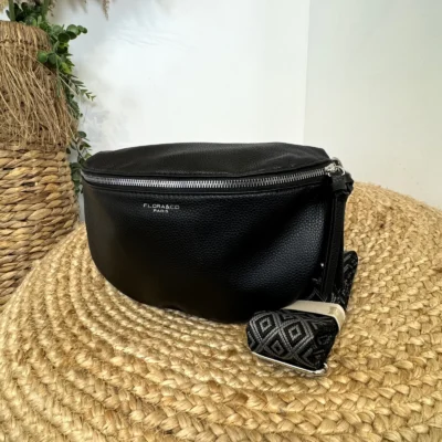 P409- Banane Flora & Co - noir - taille-unique