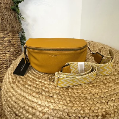 P409- Banane Flora & Co - moutarde - taille-unique