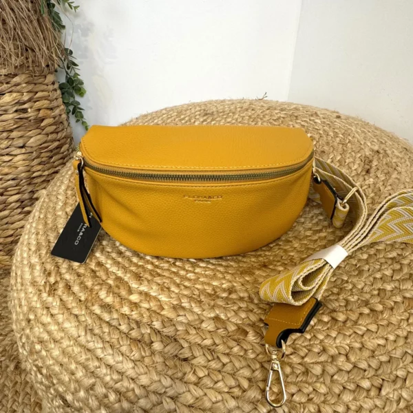 P409- Banane Flora & Co - moutarde - taille-unique