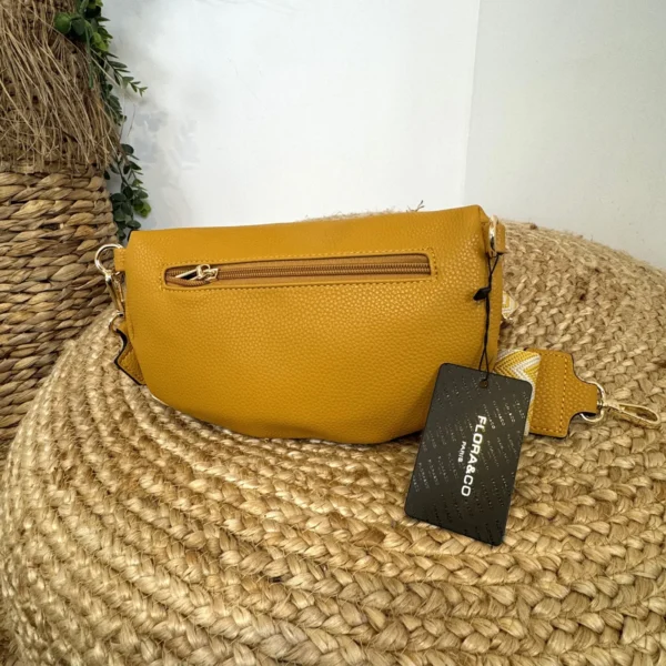 P409- Banane Flora & Co - moutarde - taille-unique