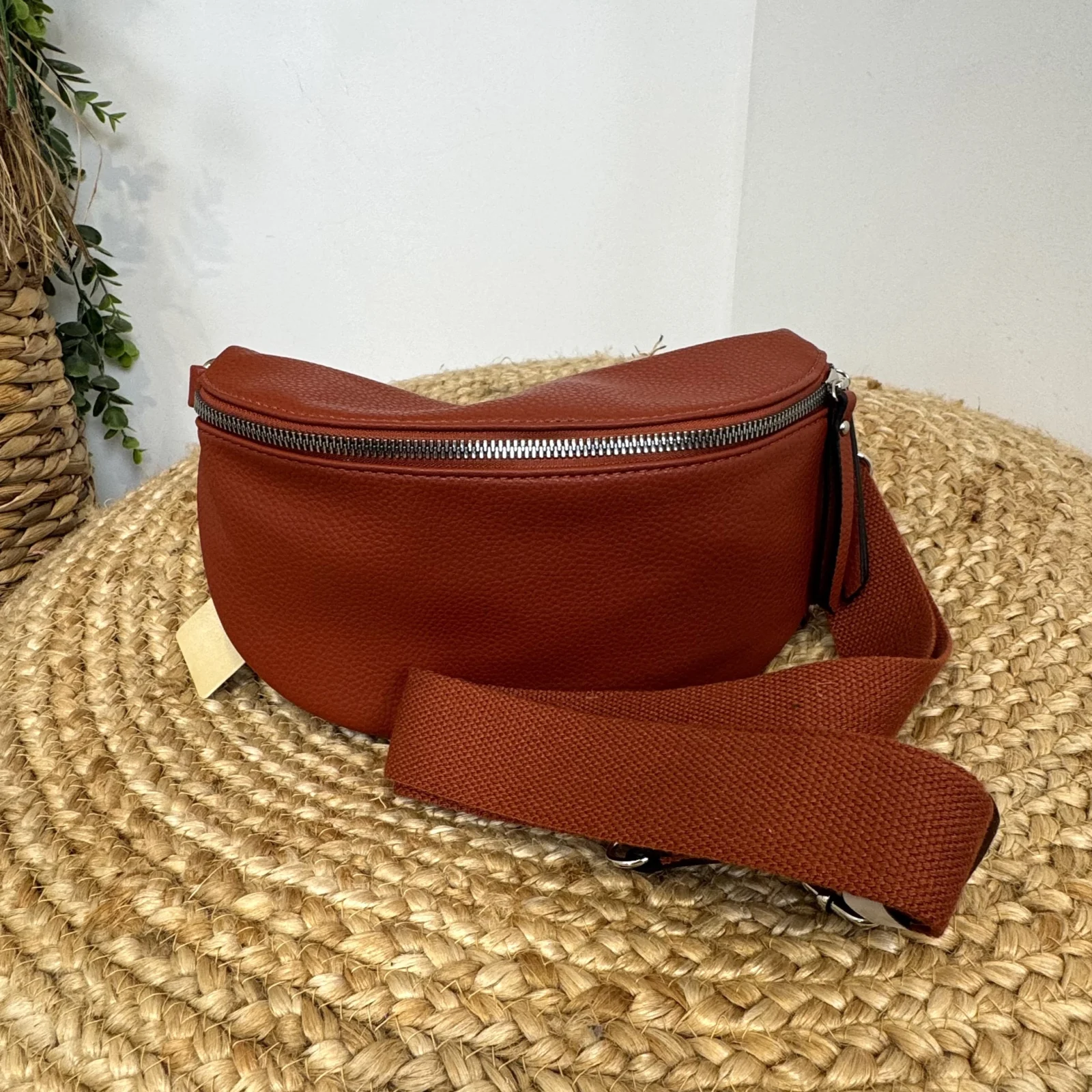Sac Banane Flora & Co - rouille-brique - sans-taille