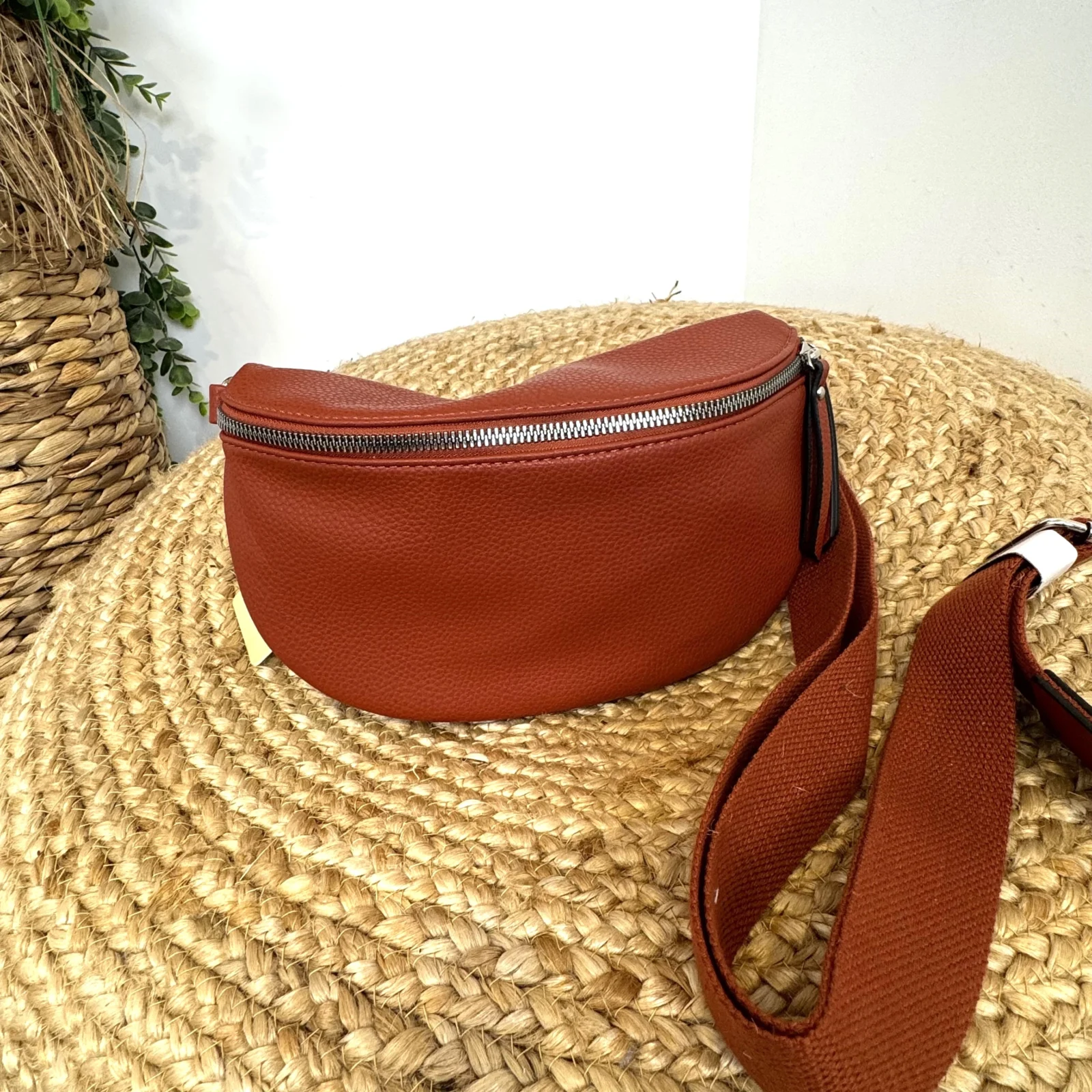 Sac Banane Flora & Co - rouille-brique - sans-taille