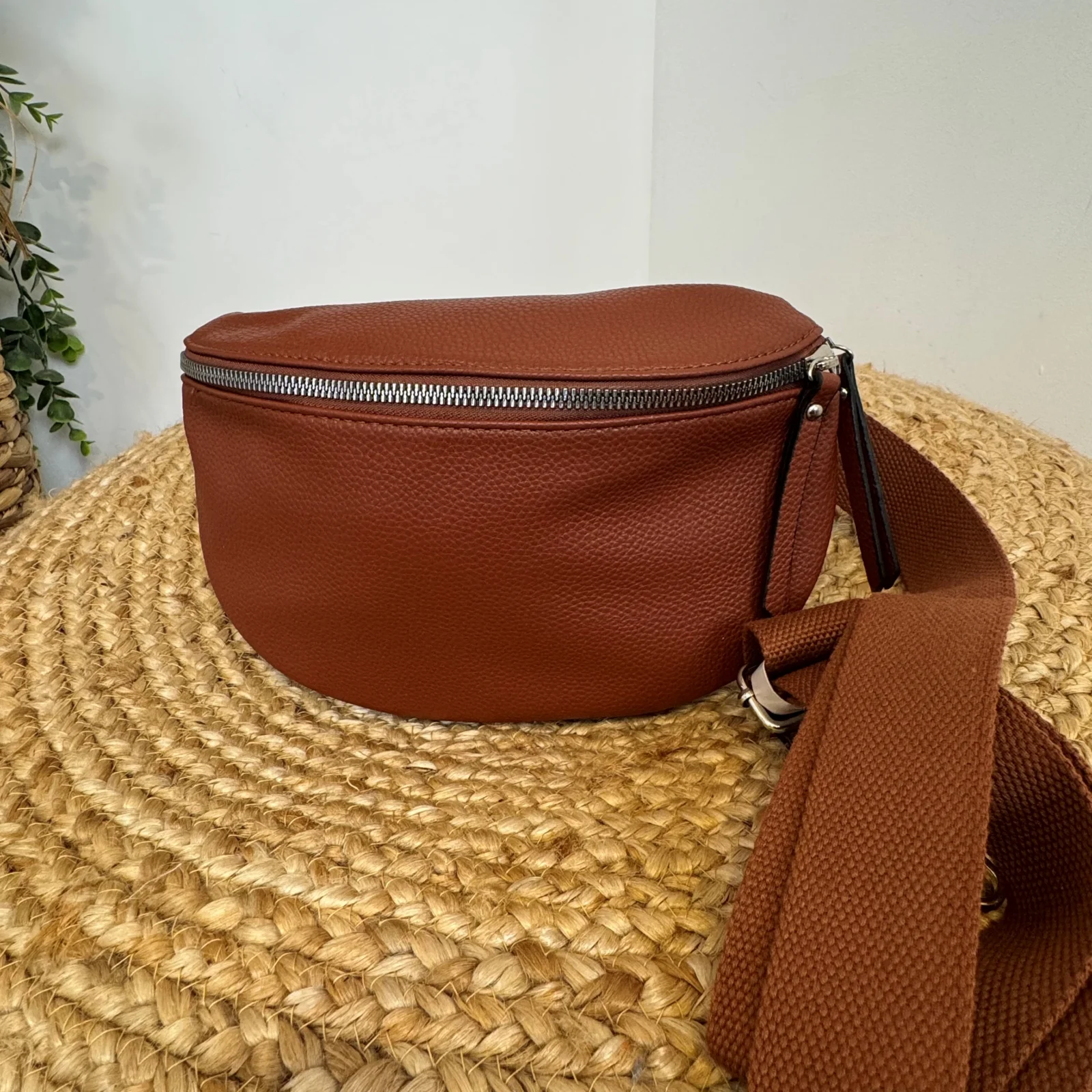 Sac Banane Flora & Co - marron-brique-fonce - sans-taille