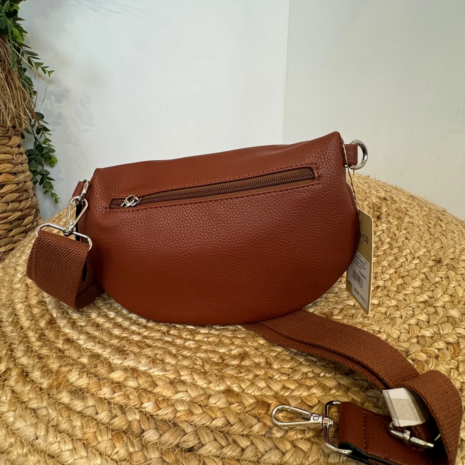 Sac Banane Flora & Co - marron-brique-fonce - sans-taille