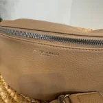 Sac banane femme Flora & Co à double zip - beige - sans-taille