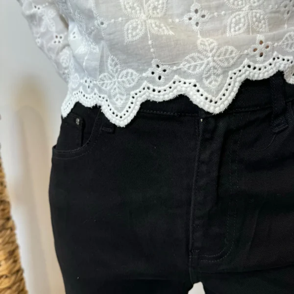 W112- Jean Mom Voggo (T36-T44) - noir - 44