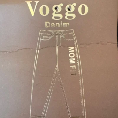 W108- Jean Mom Voggo (T36-T44) - brut - 44