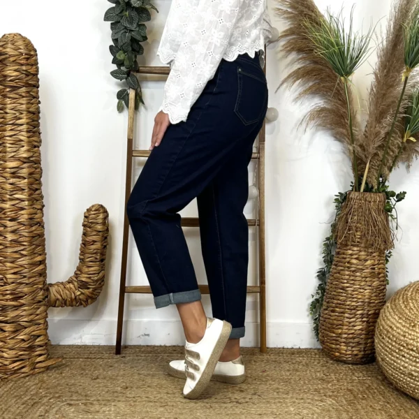 W108- Jean Mom Voggo (T36-T44) - brut - 44