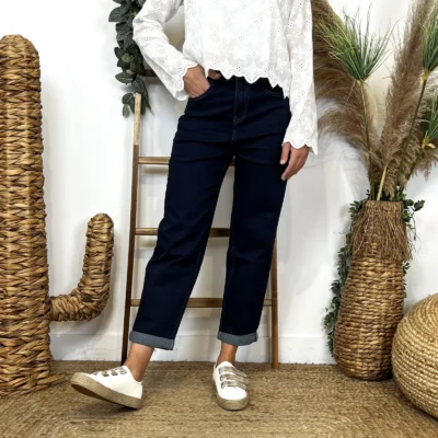 W108- Jean Mom Voggo (T36-T44) - brut - 44