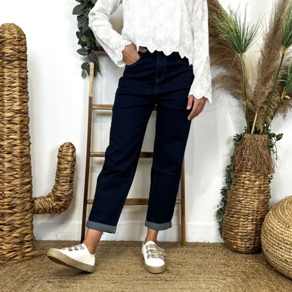 W108- Jean Mom Voggo (T36-T44) - brut - 44